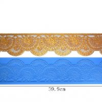плетени кръгове дантелени силиконов молд дантелена дантела украса торта гъмпейст, снимка 3 - Форми - 37089544