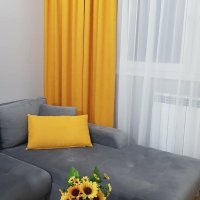 Луксозни плътни завеси, цвят жълт, снимка 2 - Пердета и завеси - 33133276