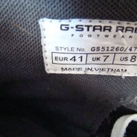 G STAR RAW 3301 original Разпродажба намалени на 50,00 лв size UK 7 41 номер 26,5 см, снимка 6 - Кецове - 32315795