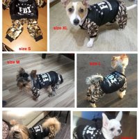 Cool FBI Pet-Топъл Гащеризон за куче,есен,зима,високо качество, снимка 8 - За кучета - 40693465