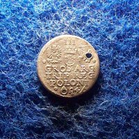 Сигизмунд III 3 гроша сребро 1594, снимка 2 - Нумизматика и бонистика - 37004572