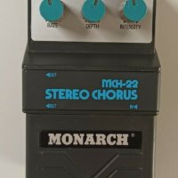 Monarch MCH-22 Stereo Chorus Pedal 80er/90er Made In Japan - хорус педал за ел китара, снимка 5 - Китари - 33538992