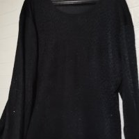 СТРАХОТНА БЛУЗА СЪС СРЕБРИСТИ НИШКИ 2XL-3XL, снимка 3 - Туники - 43687354