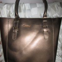 Нова дамска чанта ,златист цвят, снимка 7 - Чанти - 34916617