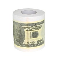 Тоалетна хартия 100 долара, снимка 1 - Подаръци за рожден ден - 44011786