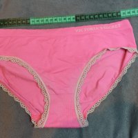 S/M Victoria's Secret розови памучни бикини, снимка 1 - Бельо - 37920469
