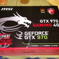 MSI GeForce GTX 970 GAMING 4GB, снимка 1 - Видеокарти - 43038757
