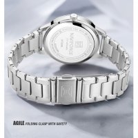 Дамски часовник NAVIFORCE Clarity SIlver/White 5008 SW., снимка 7 - Дамски - 34745000
