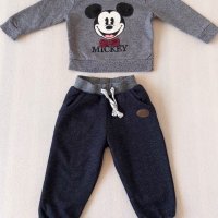 Бебешки комплект Мики Маус на Rebel 9-12 месеца, снимка 5 - Комплекти за бебе - 27145653