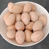 Дървени яйца на бяла заготовка., снимка 5 - Други - 37963297