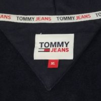 Tommy Jeans Logo Sweatshirt оригинално горнище XL памучен суичър, снимка 3 - Суичъри - 38613710