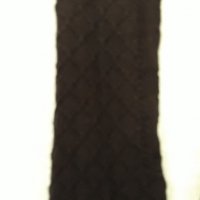 Черни чорапи със силиконови банджове , фигурални , плътност 70 дена, решетка тип ромб, снимка 5 - Бельо - 37408201