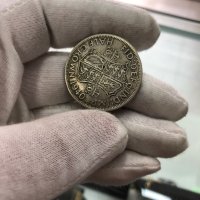 Сребърна монета обединено кралство ½ крона, 1940 г, снимка 12 - Нумизматика и бонистика - 40503584