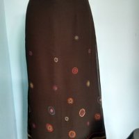 Копринена пола с хастар "Н&М"®(Hennens&Mauritz) в комплект с топ, снимка 2 - Поли - 36684355