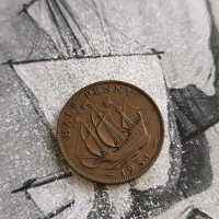 Монета - Великобритания - 1/2 (половин) пени | 1951г., снимка 1 - Нумизматика и бонистика - 43438446