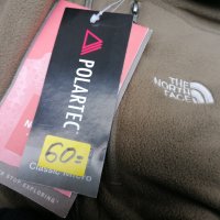 Продавам нов мъжки зелен качествен лек полар 100 The North Face , снимка 6 - Пуловери - 43099186