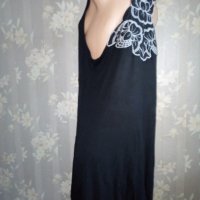 Crizpi by Zhenzi- ХЛ-Чудесна туника-рокля за едра дама - трико с бродерия, снимка 3 - Рокли - 33536408