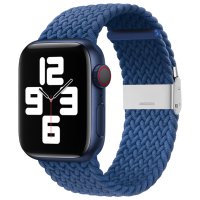  Каишка за часовник Apple Watch 1/2/3/4/5/6/7/8/9/SE/SE 2/Ultra/Ultra 2 (42/44/45/49mm) , снимка 2 - Аксесоари за Apple - 43779272