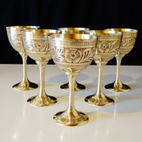 Британска Индия,клетъчен емайл бронзова чаша,бокал. , снимка 1 - Антикварни и старинни предмети - 27647031