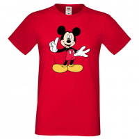 Мъжка тениска Mickey Mouse 9 Подарък,Изненада,Рожден ден, снимка 9 - Тениски - 36576534