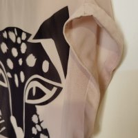 Полупрозрачна лятна блузка с изображение Тигър, снимка 3 - Други - 37551653