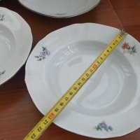 Стар български порцелан чинии, снимка 5 - Антикварни и старинни предмети - 33118133