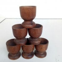 Дървени чашки, снимка 3 - Декорация за дома - 32223802