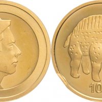 10 евро златна монета Люксембург 2006 "Диво прасе", снимка 1 - Нумизматика и бонистика - 32884839