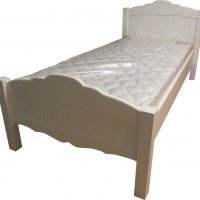Бяло легло, снимка 1 - Спални и легла - 26657354