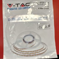 LED Лента SMD2835 120 LEDs 24V IP20 4000K Двойно PCB 10м Ролка, снимка 1 - Лед осветление - 44078654