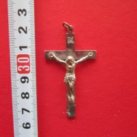 Старинен бронзов кръст , снимка 1 - Колекции - 32800779