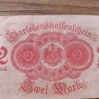 Райх банкнота - Германия - 2 марки 1914 година - 23605, снимка 7 - Нумизматика и бонистика - 33373532