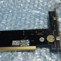 PCI към 4х USB 2.0 контролер , снимка 2 - USB Flash памети - 43290695