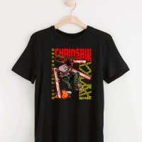 Аниме тениска Chainsaw Man, снимка 1 - Тениски - 42987335