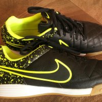 NIKE TIEMPO Размер EUR 42 / UK 7,5 обувки за футбол в зала естествена кожа 45-13-S, снимка 1 - Спортни обувки - 40028453