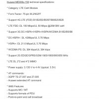 ThinkPad HP Huawei ME906S 4G LTE Mobile Broadband за лаптоп 4g modem Модем, снимка 6 - Лаптоп аксесоари - 39072289