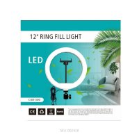 Комплект LED ринг лампа 12 инча с трипод и вградено дистанционно Ring Fill Light, снимка 2 - Настолни лампи - 43853748