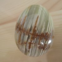 Яйце от мраморен оникс., снимка 1 - Други - 28713444