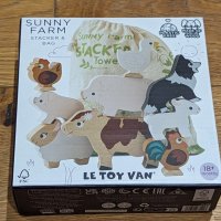  Le Toy Van Дървена играчка за подреждане, селскостопански животни, снимка 7 - Образователни игри - 43114988