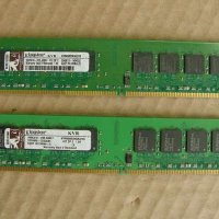 Рам памет RAM Kingston модел kvr800d2n5k2/2g 1 GB DDR2 800 Mhz честота, снимка 1 - RAM памет - 28507696
