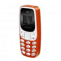 Мини телефон, BM10, с промяна на гласа, малък телефон, L8Star BM10, Nokia 3310 Нокия, оранжев, снимка 5 - Телефони с две сим карти - 37122845