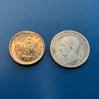 50 лепта 1874 г, Кралство Гърция - сребърна монета, снимка 3 - Нумизматика и бонистика - 44027735