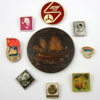 СССР-Социализъм-Комунизъм-Голям лот значки-Медали, снимка 2 - Колекции - 43746172