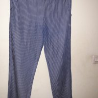 Дамски летен тънък панталон син, снимка 4 - Панталони - 32874982