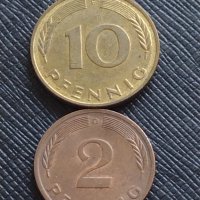 Лот монети от цял свят 10 броя ПФЕНИНГИ BUNDES REPUBLIC DEUTSCHLAND за КОЛЕКЦИОНЕРИ 25255, снимка 6 - Нумизматика и бонистика - 43558850