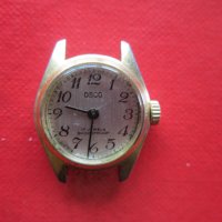 Позлатен часовник Оско , снимка 2 - Дамски - 33101473