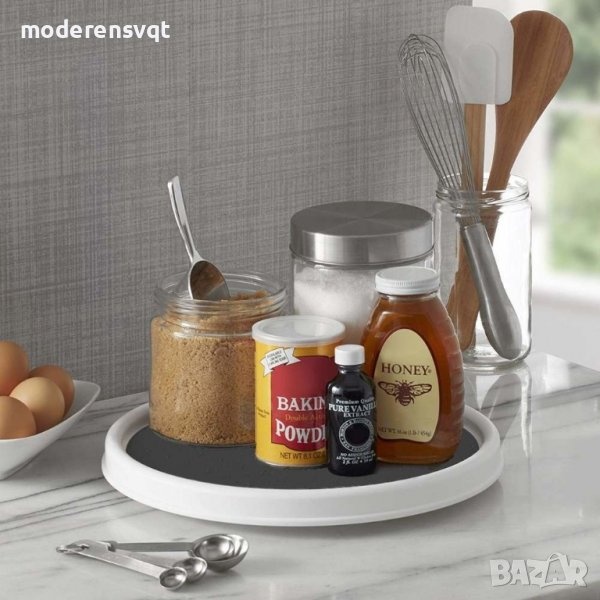 Въртящ се органайзер за кухненски шкафове 360°, снимка 1