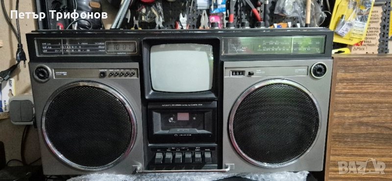 PHILIPS ART60 радиокасетофон със ТВ , снимка 1