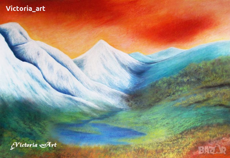 Картина "Огън и лед", снимка 1