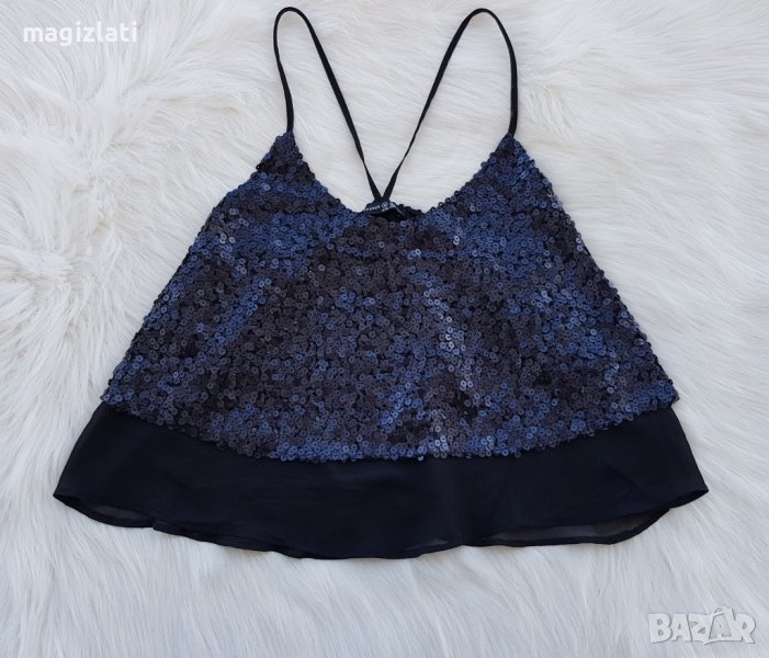 Дамски топ с паети размер С-М, снимка 1